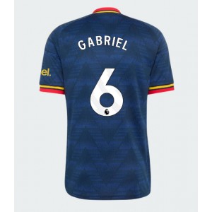 Arsenal Gabriel Magalhaes #6 Jalkapallovaatteet Vieraspaita 2026-27 Lyhythihainen